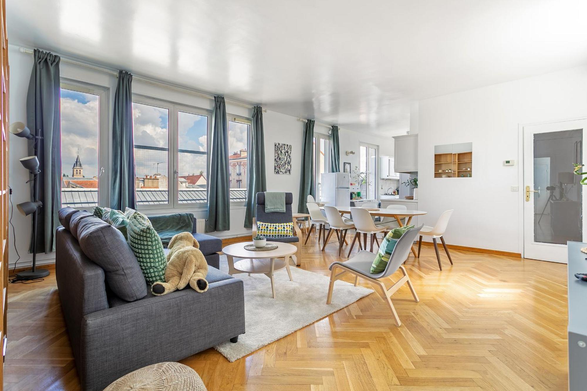 شقة Parisian Penthouse With Large Terrasse بيارفيت-سور-سين المظهر الخارجي الصورة